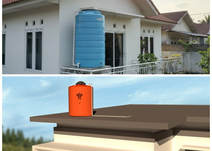 Tips Menyiasati Toren Depan Rumah Minimalis Supaya Tampil Menyatu dan Menarik