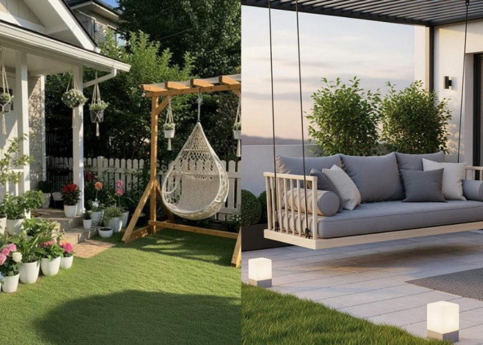 Bikin Betah di Rumah! Ayunan Teras Minimalis yang Instagramable