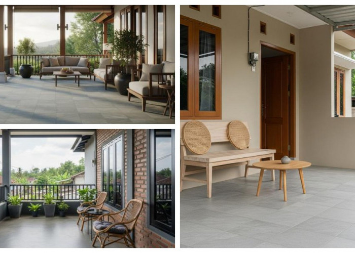 Teras Terlihat Luas Seketika, Ini 7 Warna Lantai yang Paling Direkomendasikan