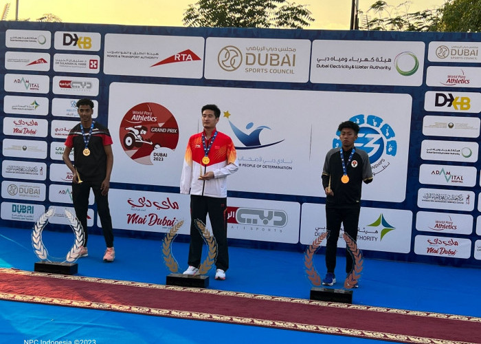 Tim Para-Atletik Indonesia Sukses Raih Lima Emas di Ajang Grand Prix Para-Atletik Dunia Dubai