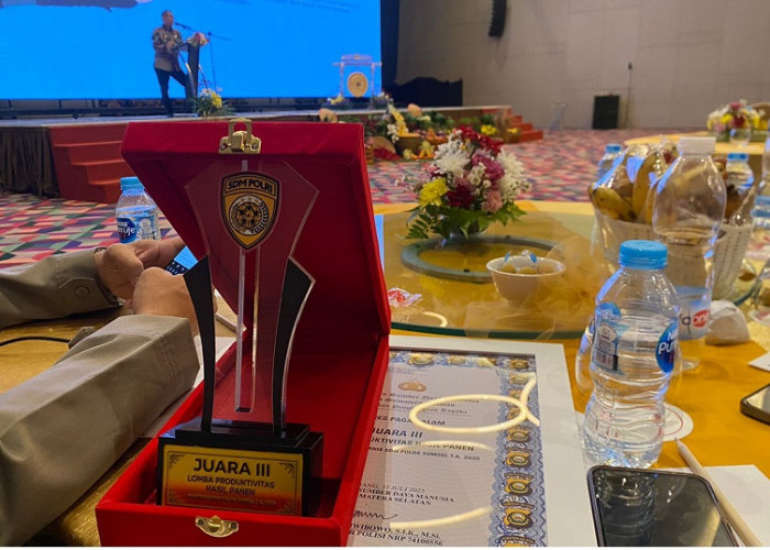 Polres Pagar Aam Juara III di Rakernis SDM Polda Sumsel 2025, Dukung Ketahanan Pangan