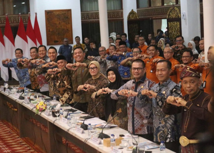 Wawako Pagar Alam Hadiri Rakor Pengentasan Kemiskinan se-Sumsel