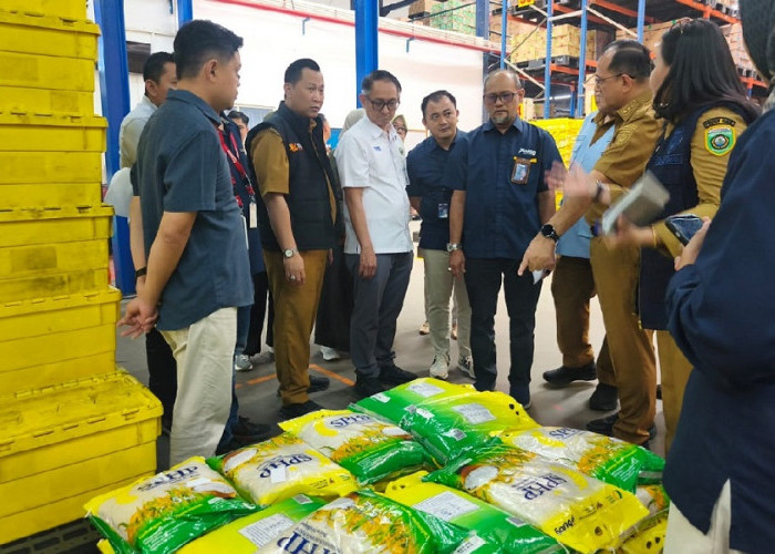Stok Beras Premium Menipis, Pemprov Sumsel Sidak Pasar dan Cek Pabrik