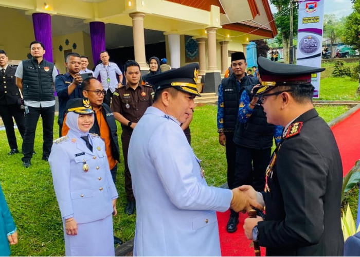 Hadiri Upacara HUT ke-25 Kota Pagar Alam, Kapolres Dukung Pemkot Layani Masyarakat dengan Hati