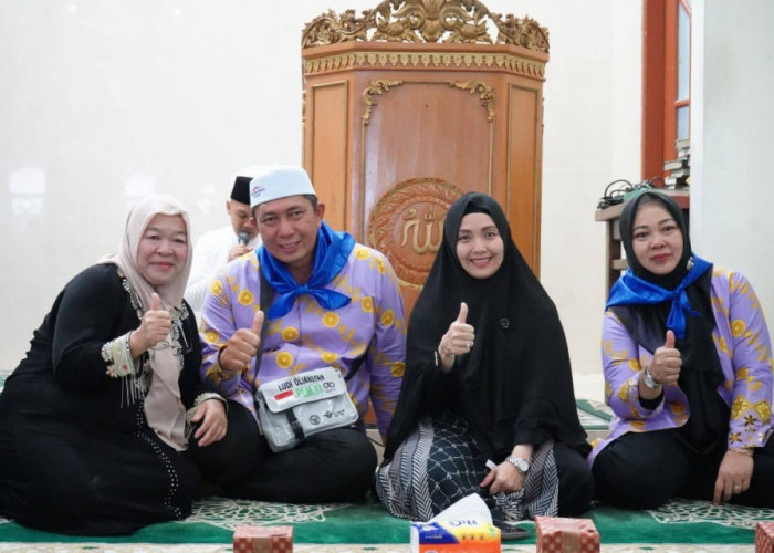 Wawako Hj Bertha Lepas Keberangkatan Jemaah Haji Pagar Alam ke Tanah Suci