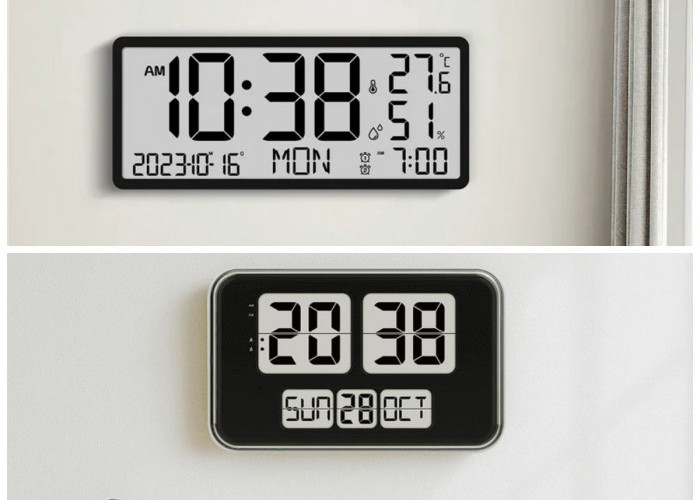 Rumah Makin Estetik dan Modern: 5 Pilihan Jam Dinding Digital Beserta Tips Memilihnya