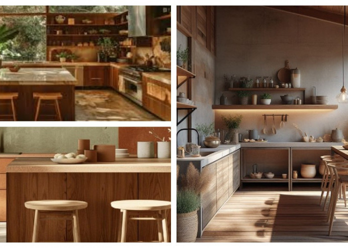 Dapur Cantik ala Alam: 5 Desain Minimalis dengan Warna Earth Tone