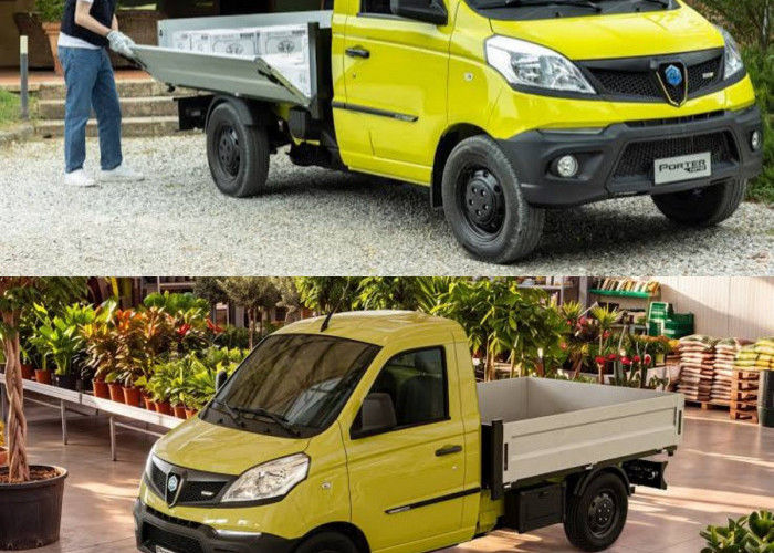 Piaggio Porter NPE Hadir sebagai Mobil Komersial Listrik dengan Daya Jelajah 250 Km