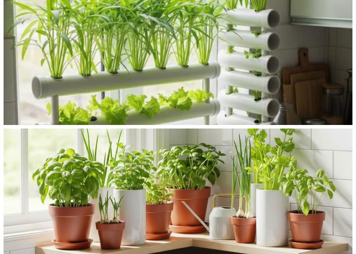 10 Inspirasi Kebun Sayur Mini di Jendela Dapur, Solusi Hijau untuk Lahan Terbatas