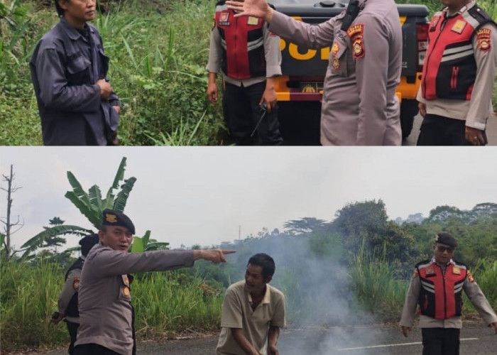 Terjun Langsung Patroli, Iptu Mak Rudi Ajak Masyarakat Cegah Karhutla dan Waspada Kriminalits