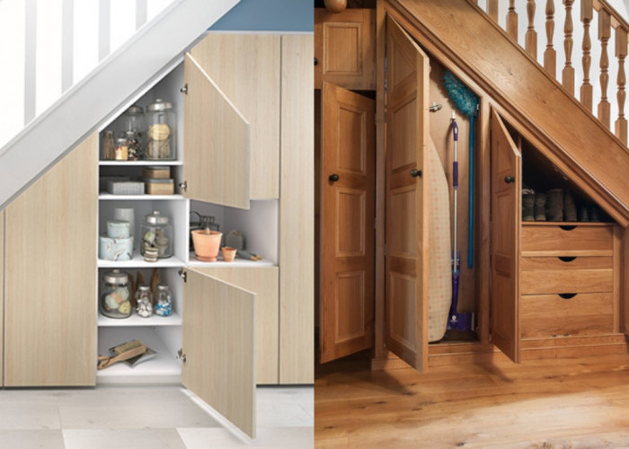 Desain Lemari Bawah Tangga Minimalis, Maksimalkan Ruang Tanpa Ribet!