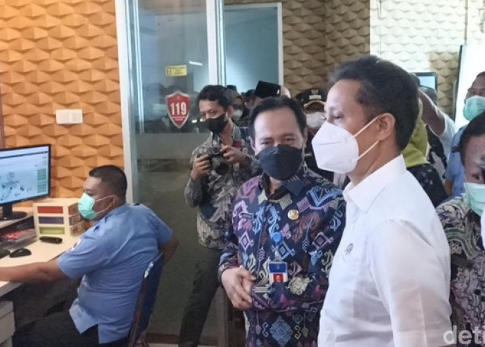 Kunjungan Menteri kesehatan ke RSUD dr. Iskak Tulungagung