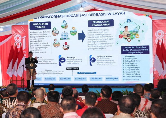 Transformasi Organisasi Kantah, Kementerian ATR/BPN Mulai Terapkan Sistem Berbasis Wilayah