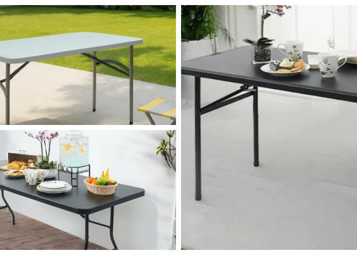 Jualan Lebih Rapi! 7 Inspirasi Meja Lipat Hemat Tempat dan Estetik