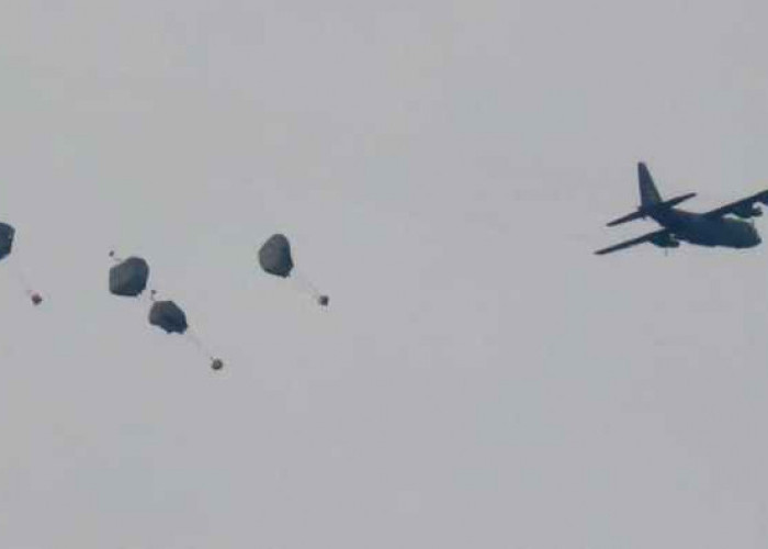 TNI AU Bersiap Kerahkan C-130J-30 Super Hercules Untuk Airdrop Cargo Logistik di Gaza