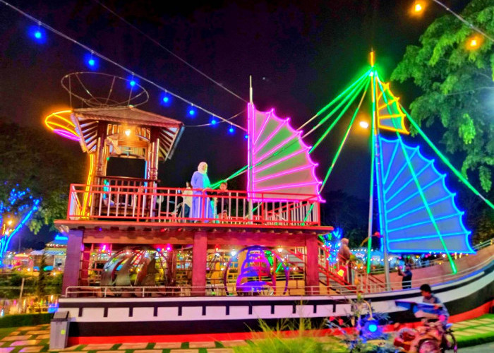 Taman Warna-warni Tempat Rekreasi Keluarga Hits dan Murah di Bekasi ya Rainbow Alamnda