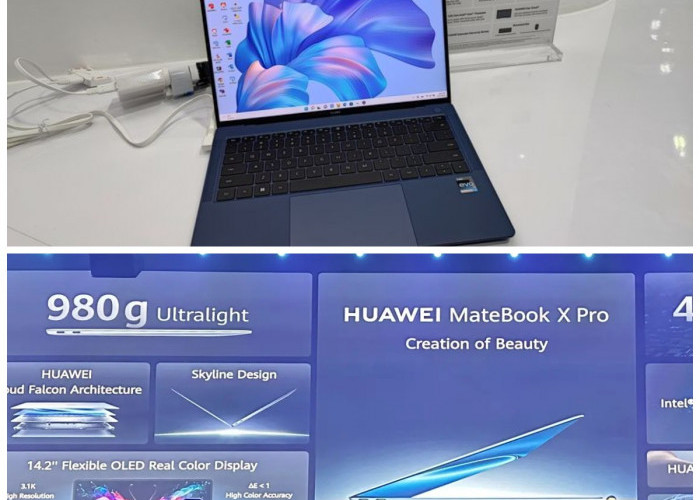 Hadir dengan Body Tipis dan Performa Tinggi! Huawei Kini Rilis MateBook X Pro