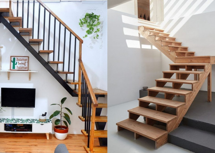 Ide Model Tangga Kayu Minimalis, Fungsional dan Cantik untuk Rumah Mungil!