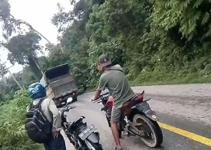 BREAKING NEWS: Ruas Jalan Provinsi di Senuling Kaur Kembali Longsor, Lalu Lintas Terhambat.