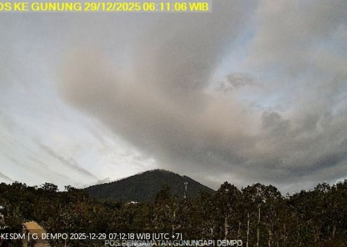 Aktivitas Gunung Dempo Masih Waspada, PVMBG Rekam Gempa Hembusan dan Low Frekuensi