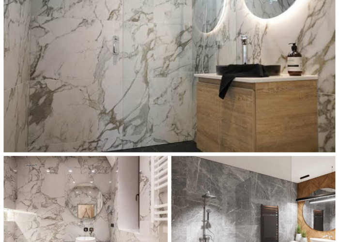 Kamar Mandi Marmer Elegan: Sentuhan Mewah ala Hotel Premium!