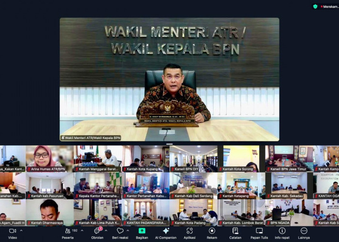 Wamen Ossy Dorong Percepatan Penyelesaian Berkas Pertanahan, Target Progresif Dikejar Hingga Akhir Maret 2026