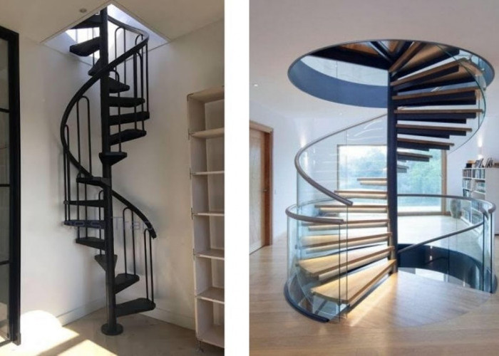 Hemat Ruang! Inspirasi Tangga Putar Minimalis untuk Rumah Kecil yang Estetik