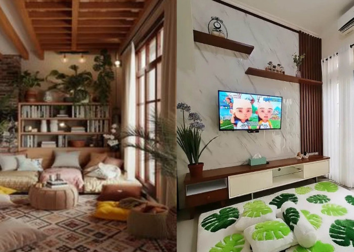 Desain Ruang TV Lesehan Kecil yang Nyaman untuk Nonton Bareng Keluarga!