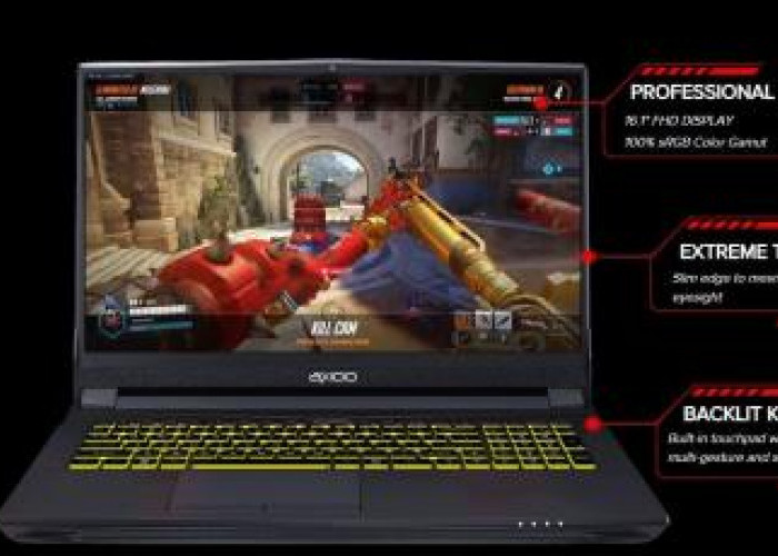 Spek Laptop Gaming Axioo Pongo 725, Miliki Body Stylish Dan Ringan!