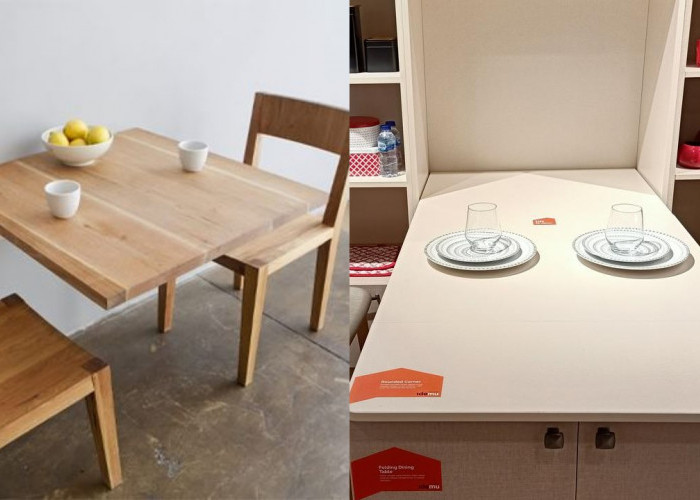 Meja Makan Lipat Hemat Ruang, Solusi Cerdas untuk Hunian Sempit!