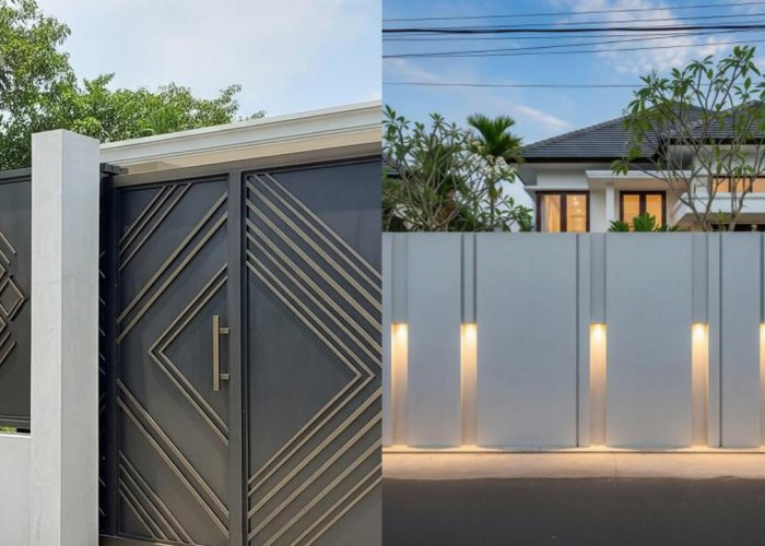 Inspirasi Model Pagar Beton Minimalis dengan Desain Tinggi yang Aman dan Estetik!