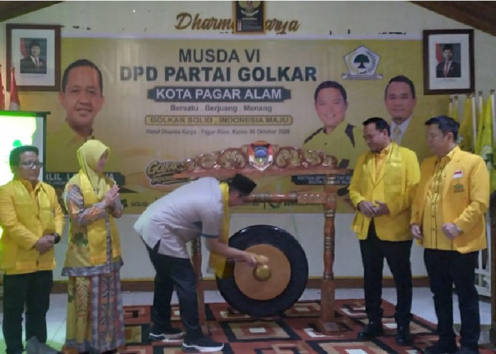 MUSDA VI Golkar Pagar Alam, Zifeni Amir Terpilih Aklamasi