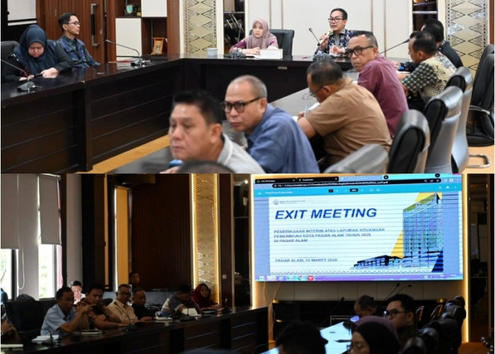 Terima Masukan BPK Sumsel, Wawako : Bahan Evaluasi Administrasi Keuangan Pemkot Pagar Alam  