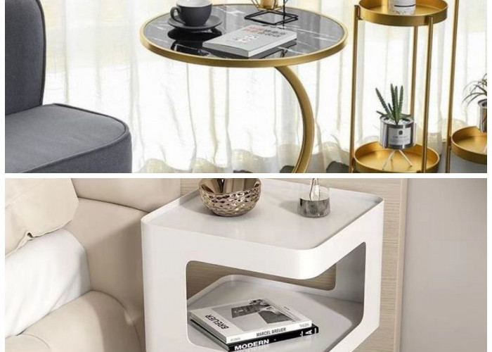 Inspirasi Meja Sudut Estetik untuk Ruang Tamu Kecil, Simpel, Praktis, dan Tetap Stylish