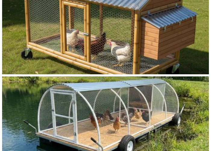 Inspirasi Kandang Ayam Portable DIY: Desain Simpel, Kokoh, dan Cocok untuk Pekarangan Rumah