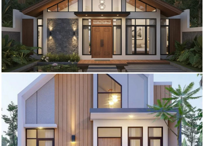 Ide Fasad Rumah Modern 2026 dengan Komposisi Garis dan Panel Material Masa Kini yang Memukau