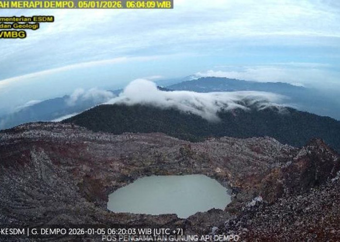Gunung Dempo Waspada: Aktivitas Vulkanik Level II, Masyarakat Diminta Jaga Jarak Kawah