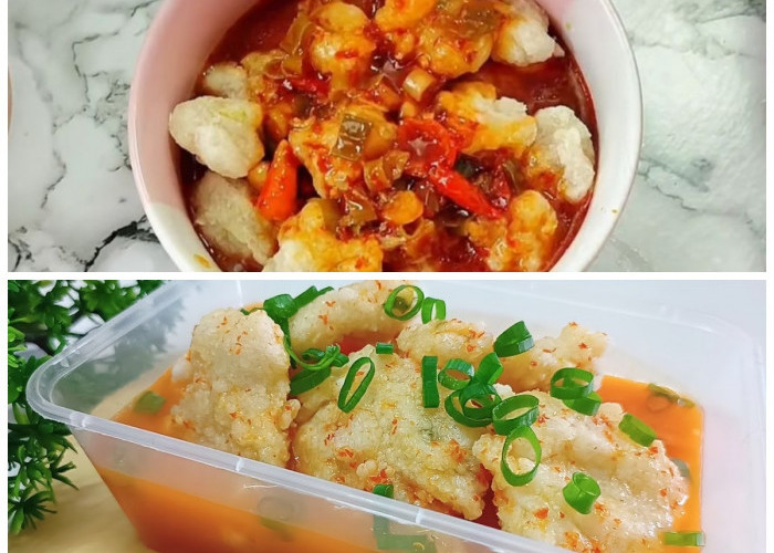 Resep Praktis Cireng Kuah Pedas Asam Manis, Nikmatnya Bikin Nagih!