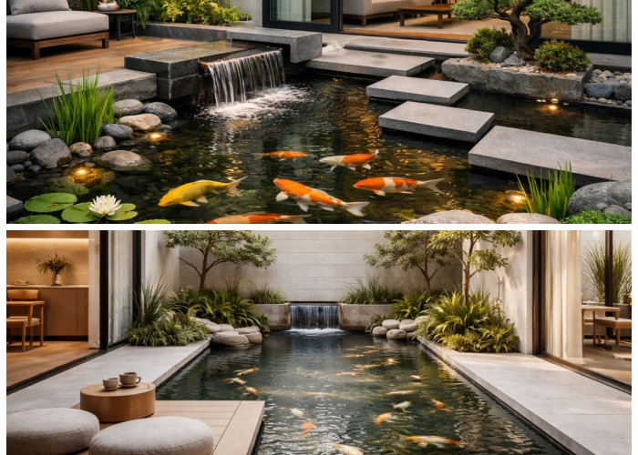 Tak Hanya Mempercantik Rumah, Kolam Ikan Feng Shui 2026 Dipercaya Bawa Energi Positif