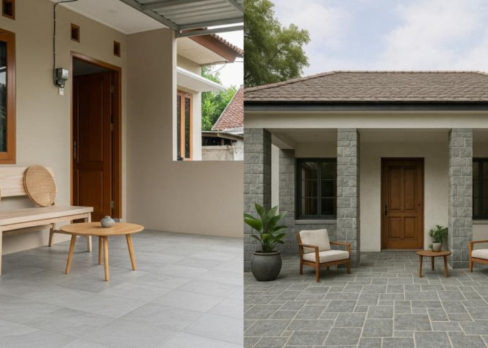 Teras Rumah Tetap Sejuk Tanpa Tanaman Besar, Ini Inspirasinya!