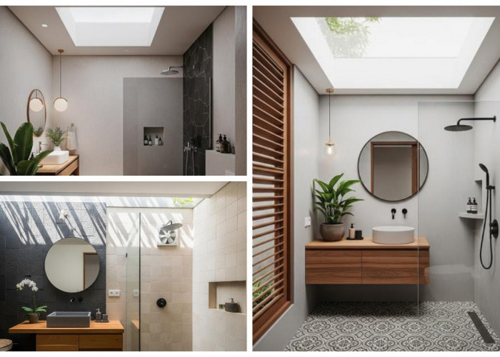 9 Inspirasi Kamar Mandi Ventilasi Atas, Bikin Ruangan Tetap Nyaman dan Tidak Lembap