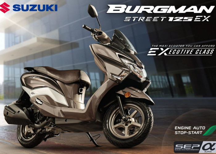 Suzuki Burgman Street 125 EX, Skutik Bergaya Eropa dengan Harga Menarik, Segini Harganya pada Juli 2024