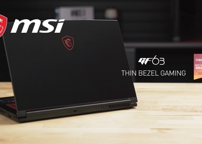 MSI GF63 Thin, Laptop Gaming dengan Harga Terjangkau untuk Performa Premium