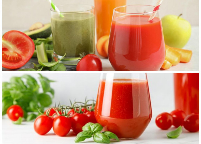 Manfaat Hebat di Setiap Tetes: Jus Tomat Campur Bayam, Rahasia Tubuh Lebih Buga