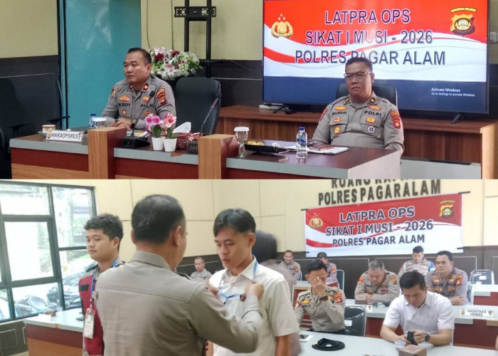 Latpraops Sikat I Musi 2026, Polres Pagar Alam Siap Gulung Komplotan Kriminalitas