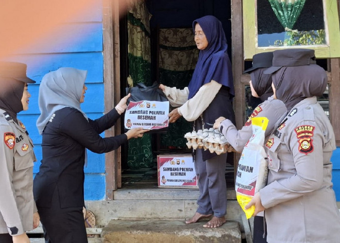 Baksos Polwan Besemah Peduli, Polres Pagar Alam Hadir Ditengah Masyarakat