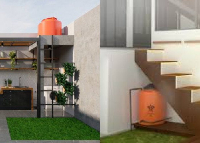 Anti Ganggu Pemandangan! Ini Desain Tempat Toren Air Minimalis Terbaik