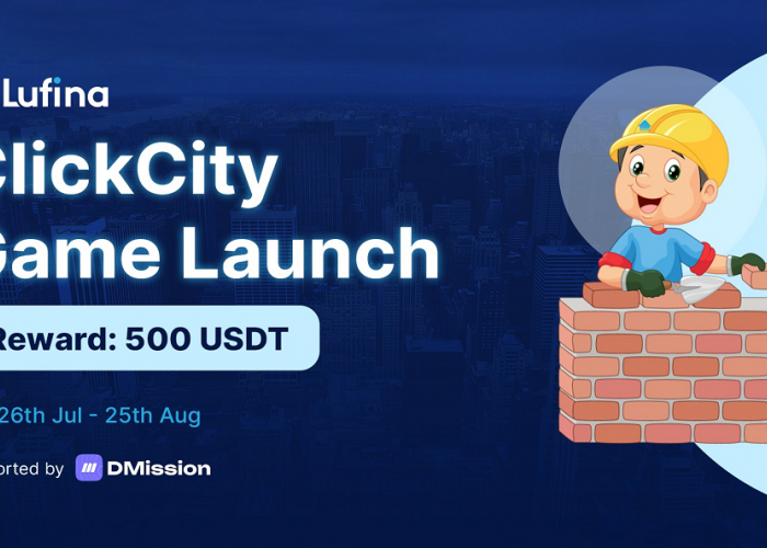 Lufina Umumkan Program Game Berhadiah Kripto dengan Hadiah Total US$1 Juta di ClickCity