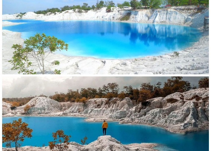Danau Kaolin Belitung: Keindahan Alam yang Tercipta dari Sisa Tambang Putih