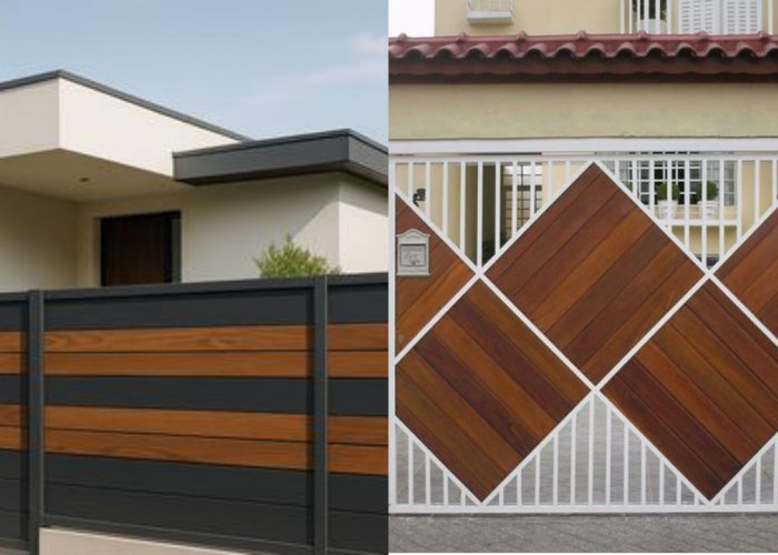 Inspirasi Pagar Minimalis Kombinasi Lisplang, Cocok untuk Rumah Tipe Kecil hingga Besar!